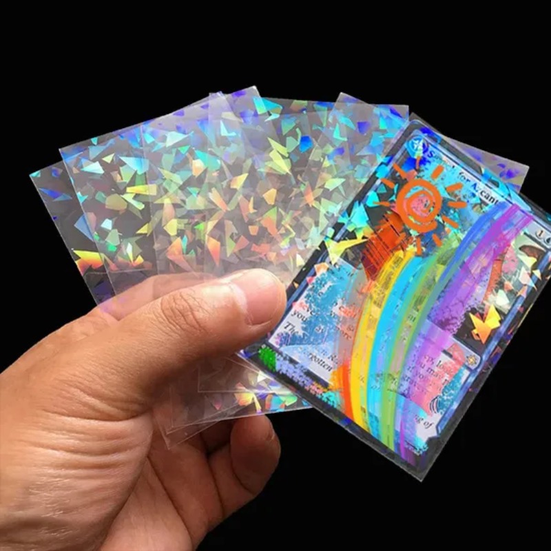 66x91mm 레이저 홀로그램 카드 슬리브, 깨진 유리 - Card Penny Sleeve 리뷰 및 가격