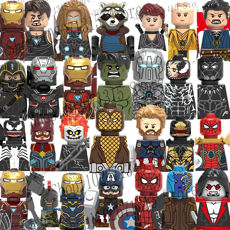 마블 어벤져스 슈퍼히어로 블록 아이언맨 닥터 스트레인지 - Lego Minifigure Holder 리뷰 및 가격