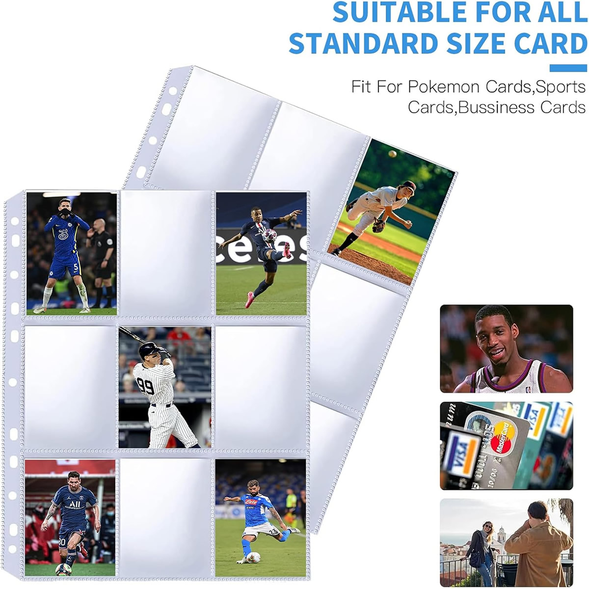 50팩 9포켓 카드 슬리브 900장 수납 양면 트레이딩 - Trading Card Binder 리뷰 및 가격